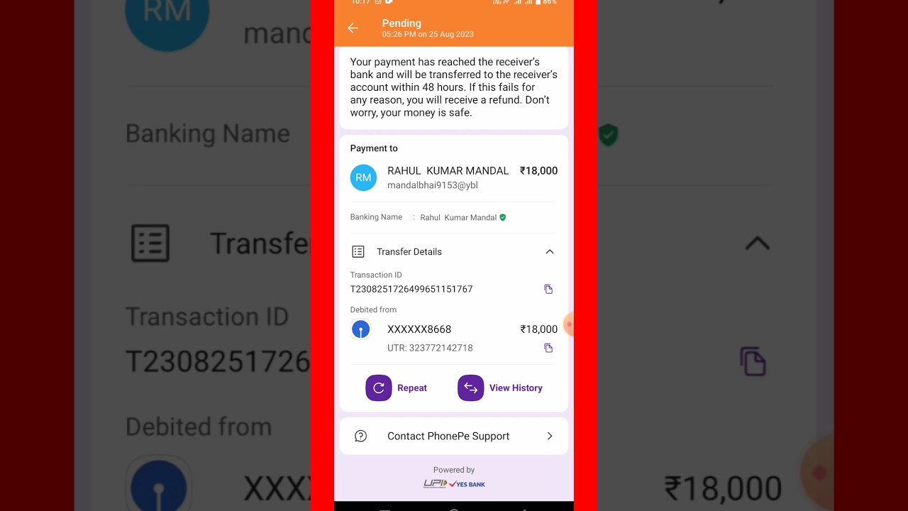 PhonePe से Payment transfer pending हो गया क्या करें ? 😱