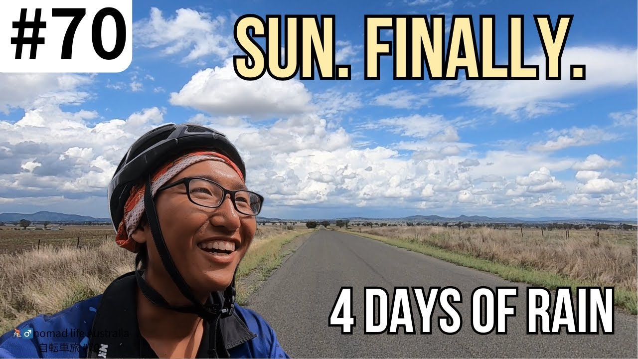 4 Days of Rain. Today — Sun.  /  何もない」旅に、すべてがある。｜4日ぶりの太陽と走る日