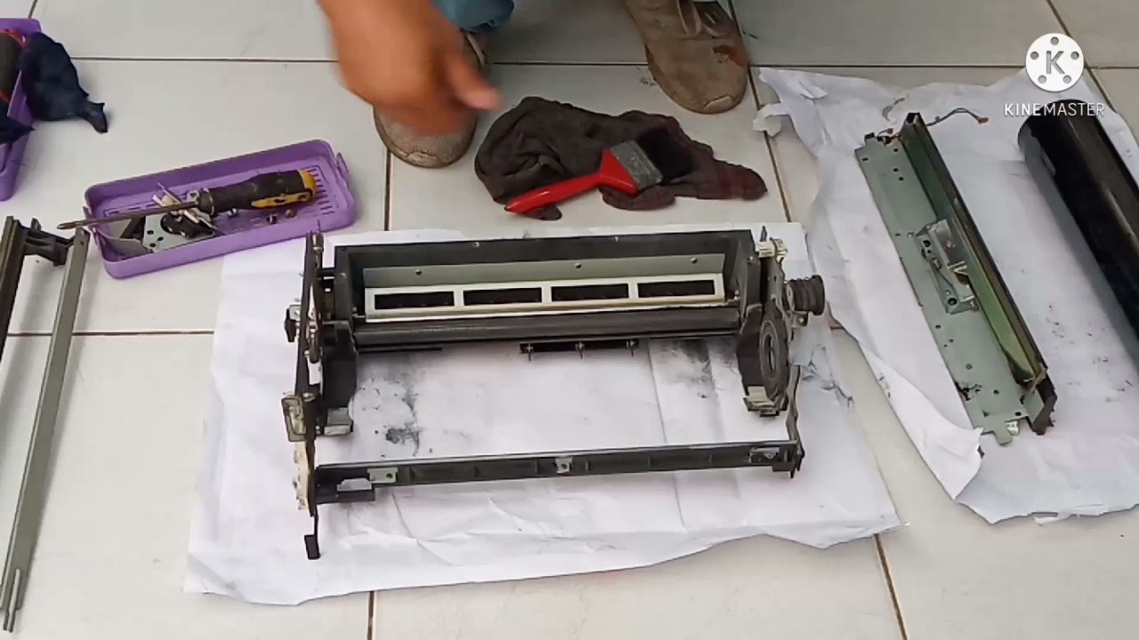 cara mengatasi toner tumpah di kertas dan unit 1