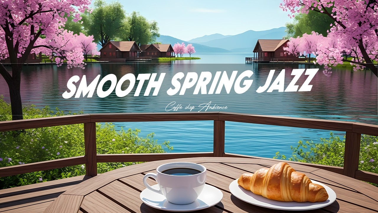 Gentle Spring Breeze Jazz ☕ Soft Bossa Nova Background for Study & Relaxation