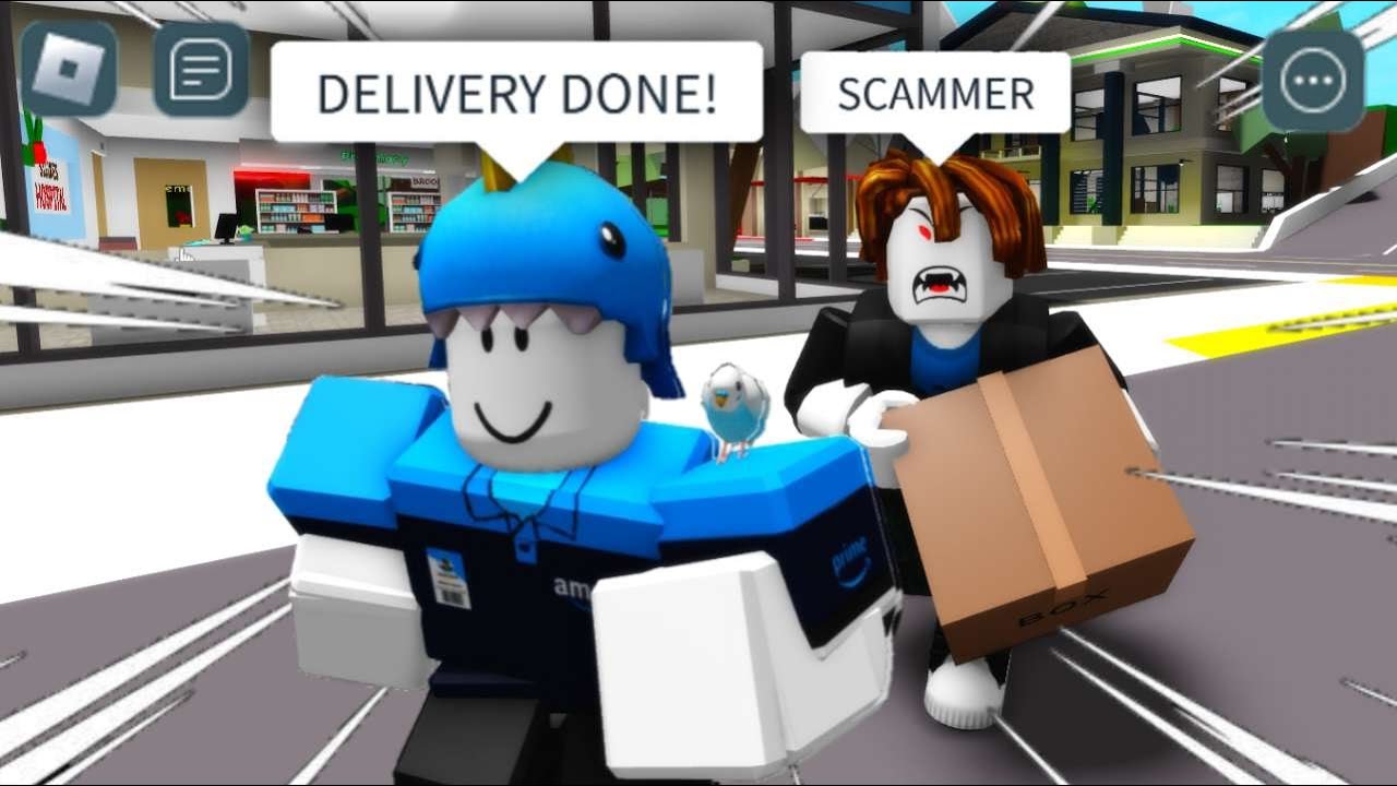 ROBLOX Brookhaven 🏡RP - Смешные моменты (ДОСТАВКА)