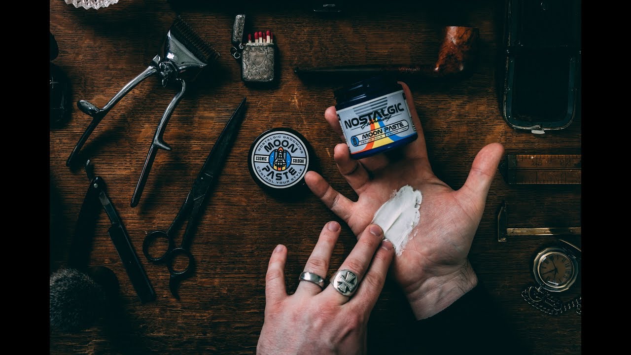 Hyped Hair Products l Moon Paste Nostalgic Grooming l NEW Product Review