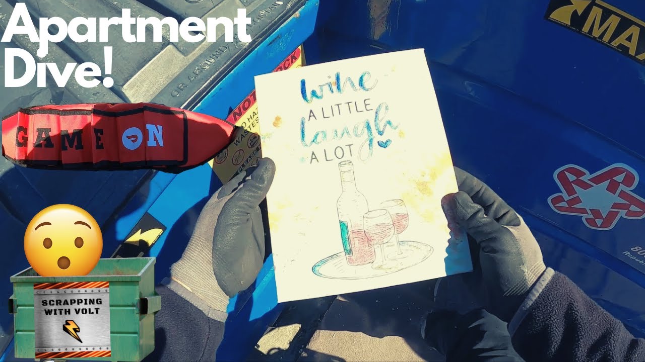 Dumpster Diving - Apartment Dive Game On! S1E14