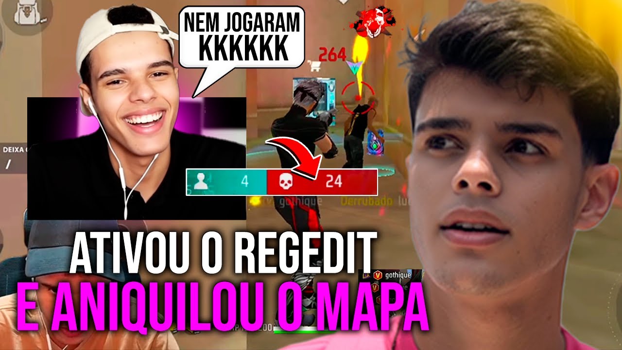MARECHAL ATIVOU O REGEDIT E ANIQUILOU O MAPA TODO!