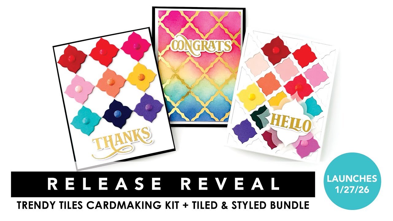 Your First Look: Trendy Tiles Cardmaking Kit