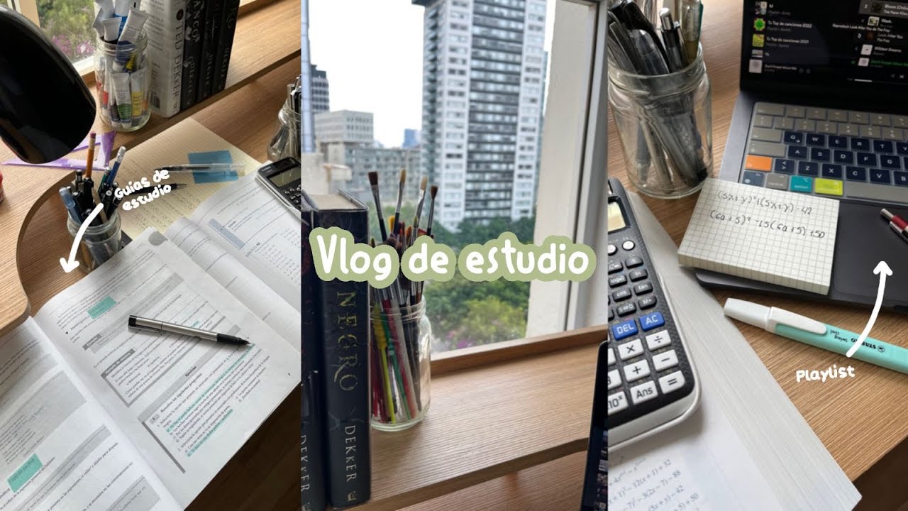 VLOG DE ESTUDIO :) Emily Rangel