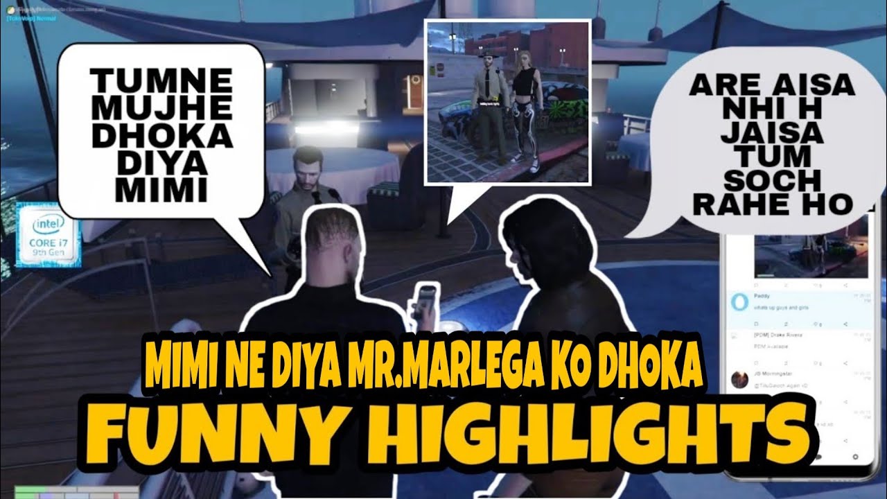 Mimi ne diya Mr. Marlega ko DHOKHA?? | Funny Gta 5 RP Highlights