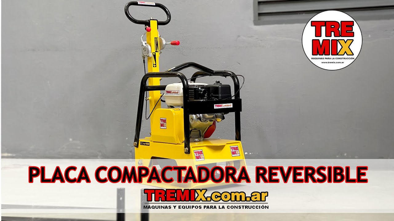 PLACA COMPACTADORA REVERSIBLE - MOTOR HONDA 5.5 HP