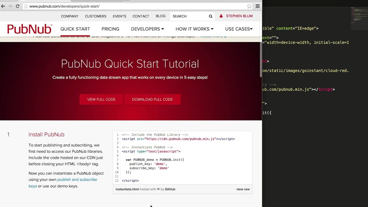 Building a Realtime App with Pub/Sub Messaging