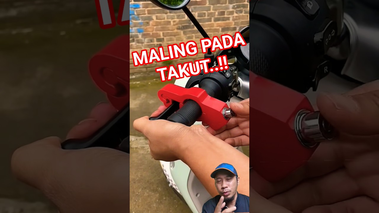 Kunci pengaman stang motor anti maling harga terjangkau