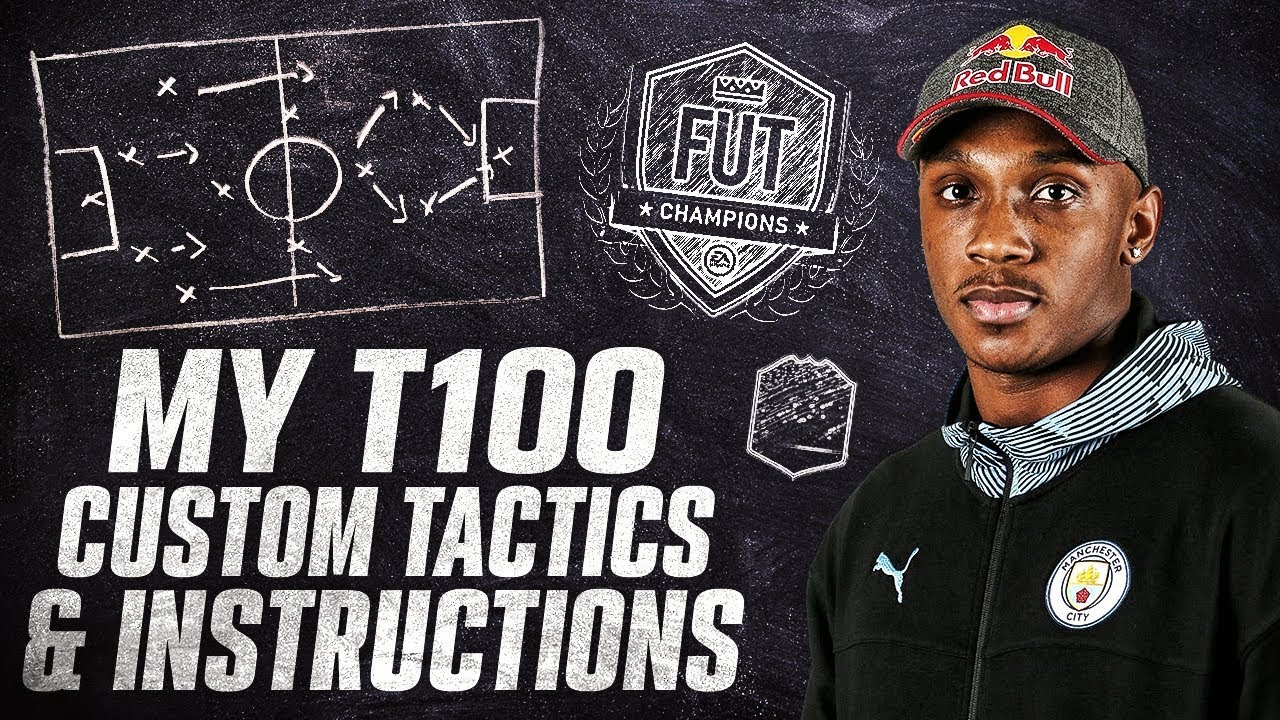 MY T100 PRO PLAYER BEST CUSTOM TACTICS, INSTRUCTIONS AND FORMATIONS! FIFA 20 ULTIMATE TEAM