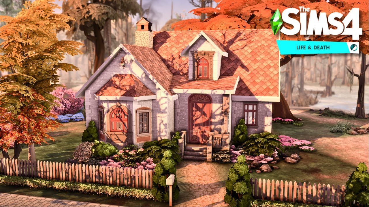 Ravenwood Starter House 🪦 Base Game + Life & Death 👻 The Sims 4 Speed Build | No CC