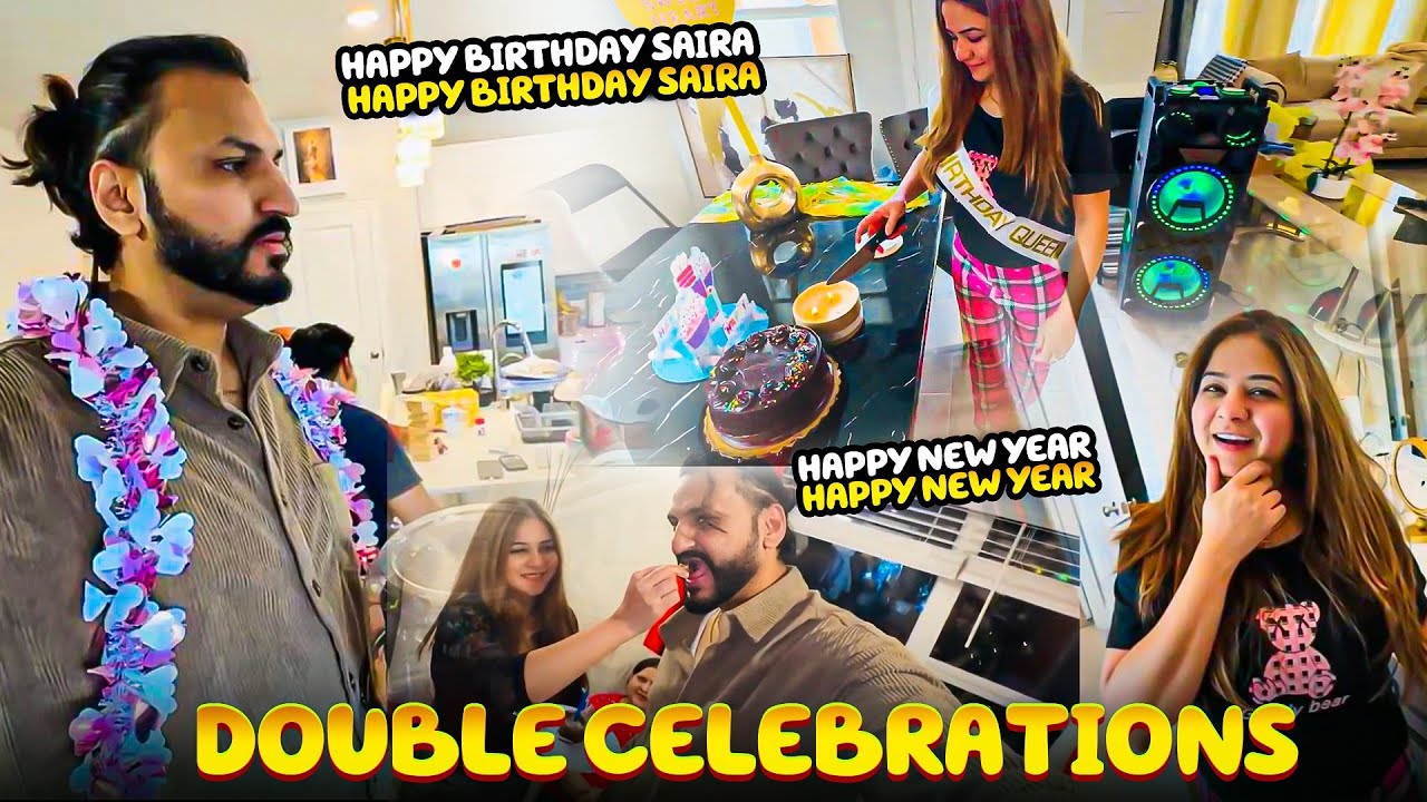 Double Celebration! 🎊 Saira ki Birthday Party + New Year Eve Surprise