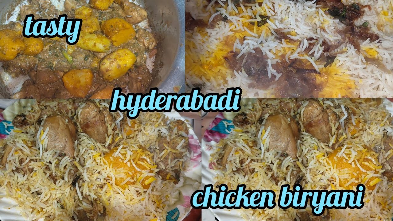 tasty hyderabadi chicken biryani | try one time making any time | 