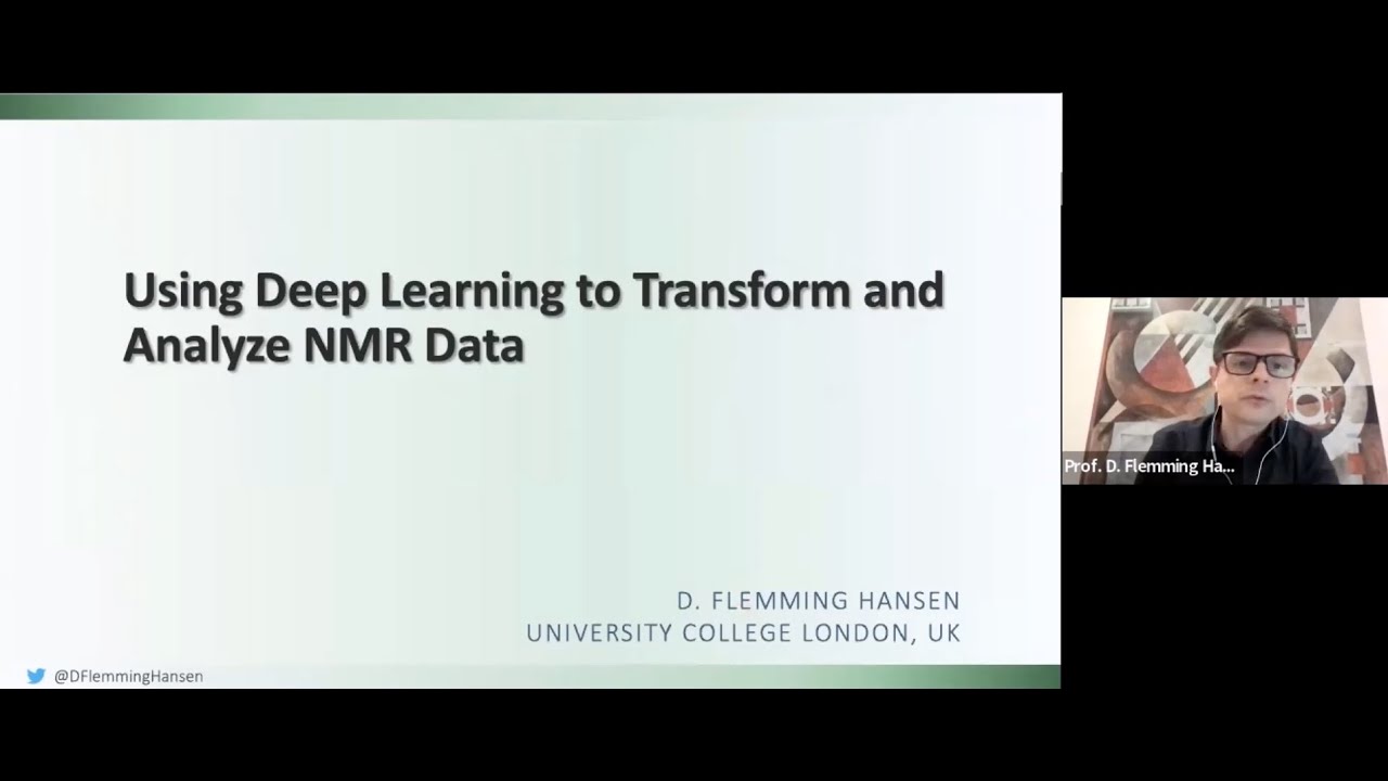 Using Deep Learning to Transform and Analyse NMR Data | Prof. Flemming Hansen | Session 55