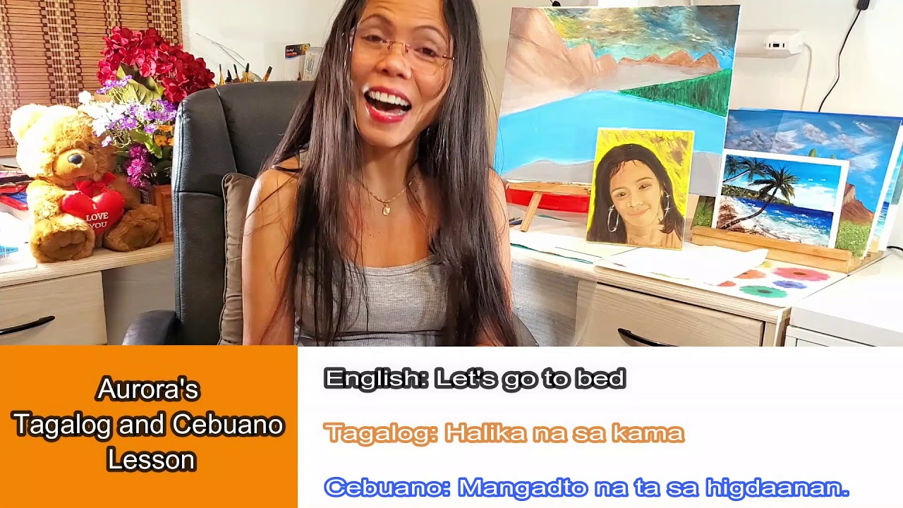 English to Tagalog Filipino to Cebuano Bisayan Phrases Lesson~ I Want You