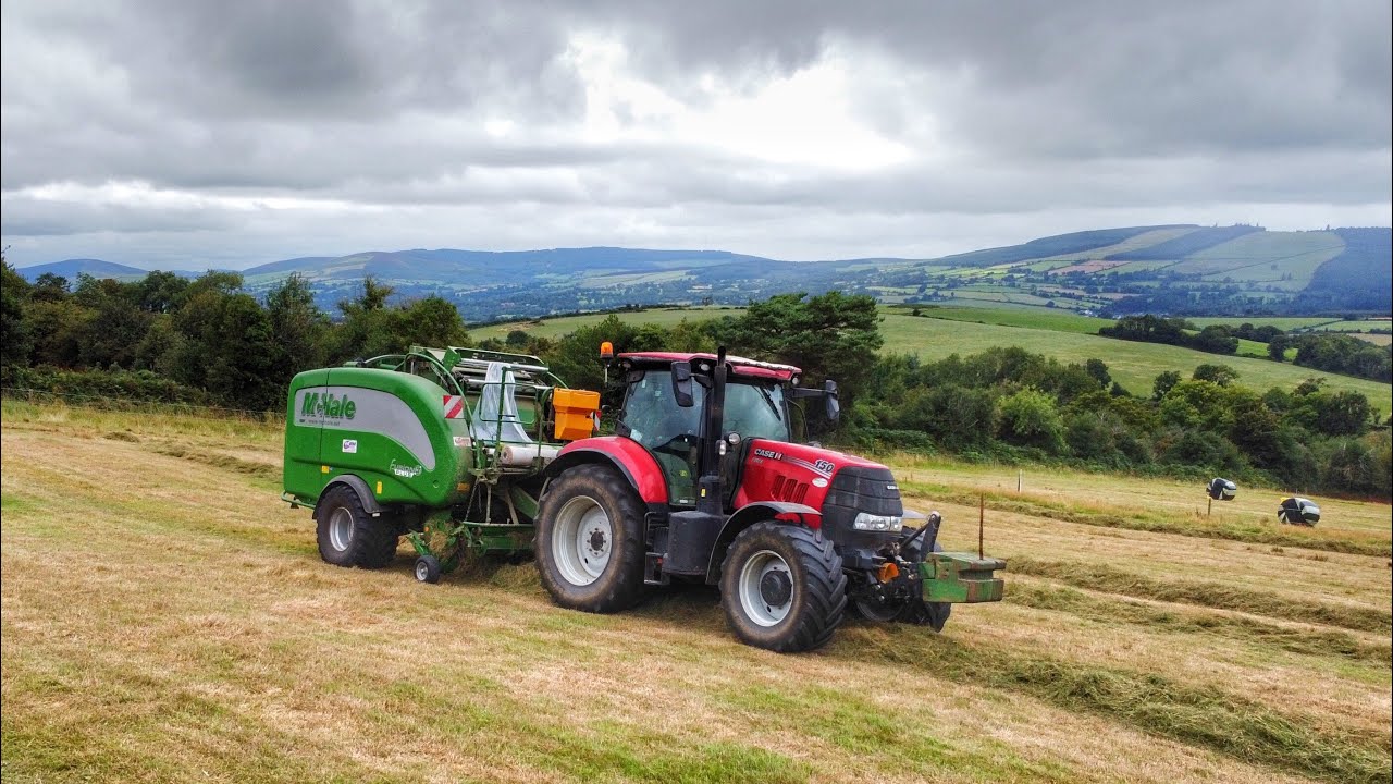 GETTING OUR SECOND CUT SILAGE BALED UP!! ~ Silage 2k25! ~ McHale Fusion 3 Plus & Case Puma 150!!
