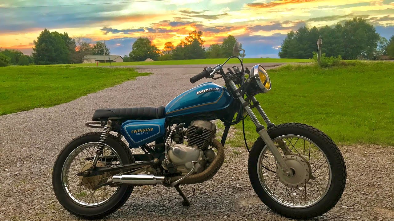 1981 Honda CM200t cafe racer build
