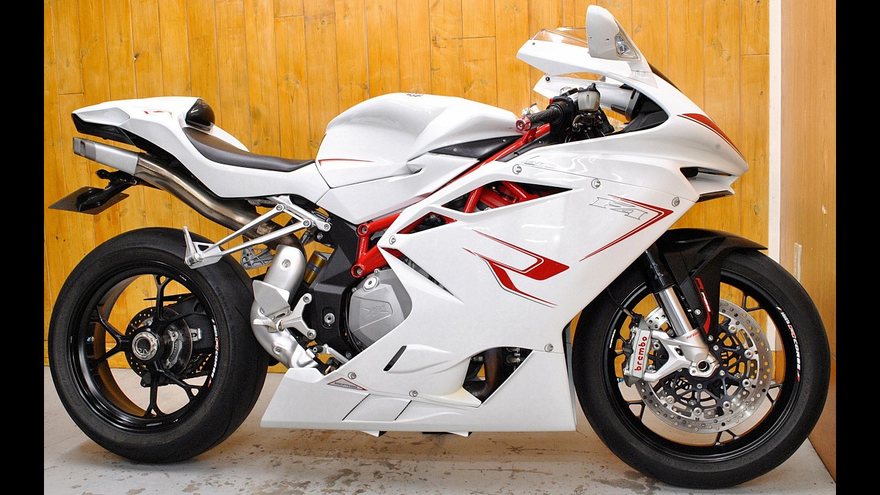 MV Agusta F4R muffler sound and details.ＭＶアグスタＦ４Ｒ詳細及び純正マフラー音