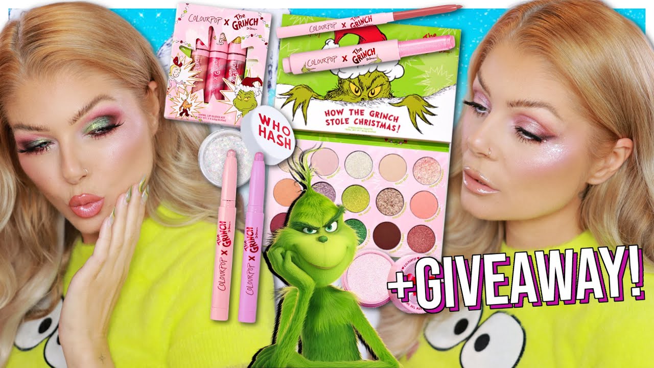 So Is The Colourpop x The Grinch Worth Trying? 🎄😈💚