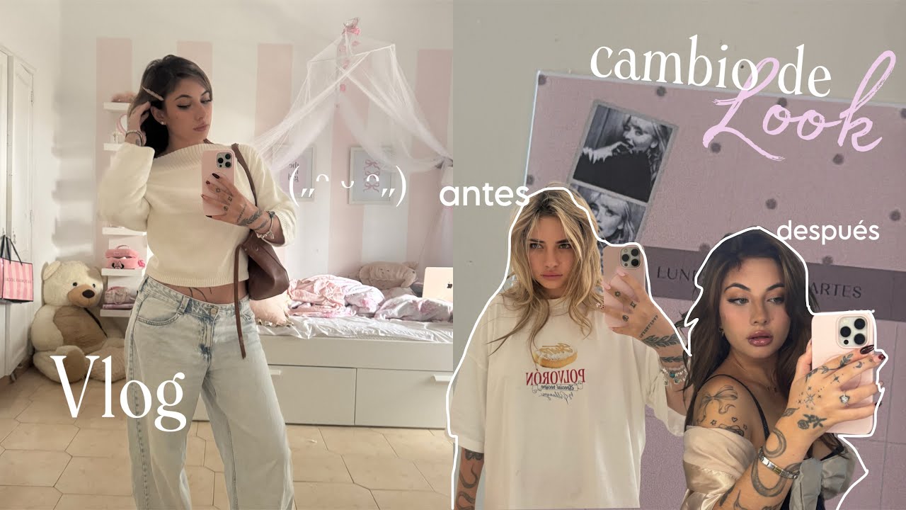 🍪UNOS D&Iacute;AS CONMIGO {vlog, cambio de look, compras, estar en el presente...}🤍