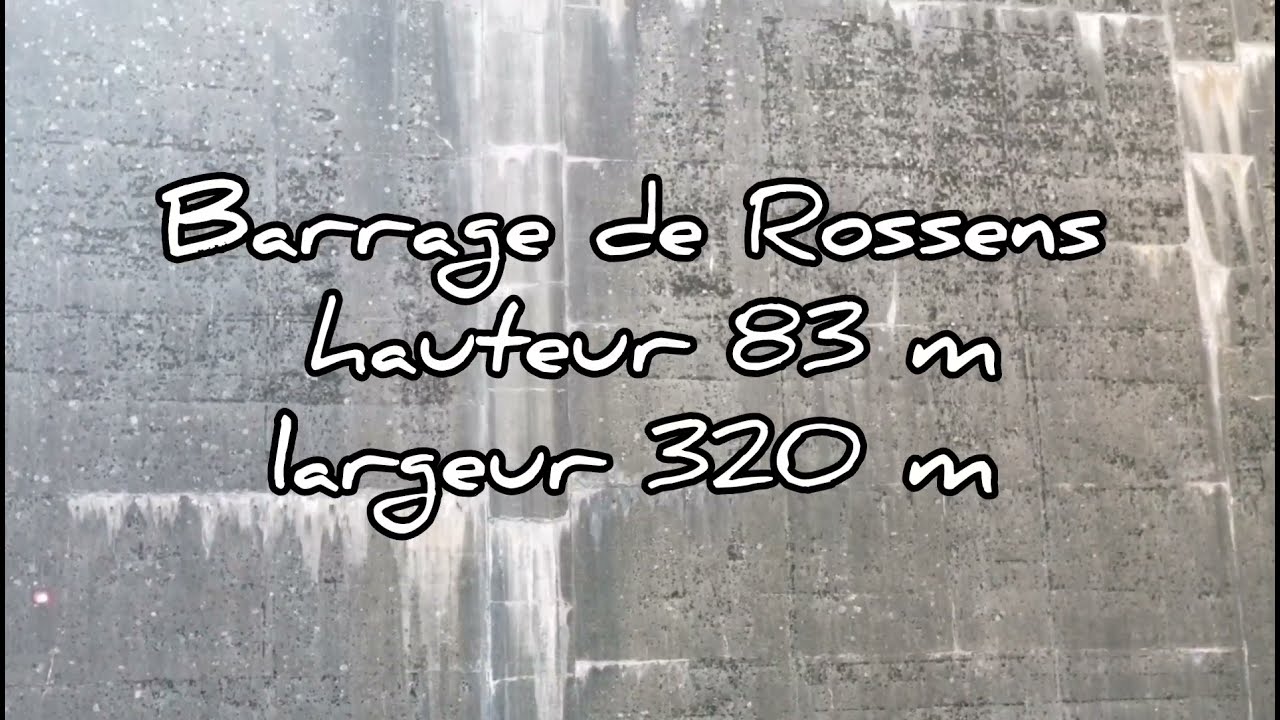 Barrage de Rossens- canton de Fribourg- Swiss.