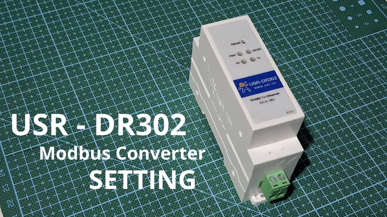 Cara Setting Modbus Converter PUSR USR-DR302