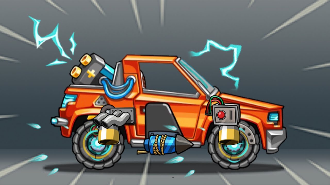 🤪🥇Я УСТАНОВИЛ 50 МИРОВЫХ РЕКОРДОВ С НОВЫМ ЭЛЕКТРОМОБИЛЕМ😱 - Hill Climb Racing 2