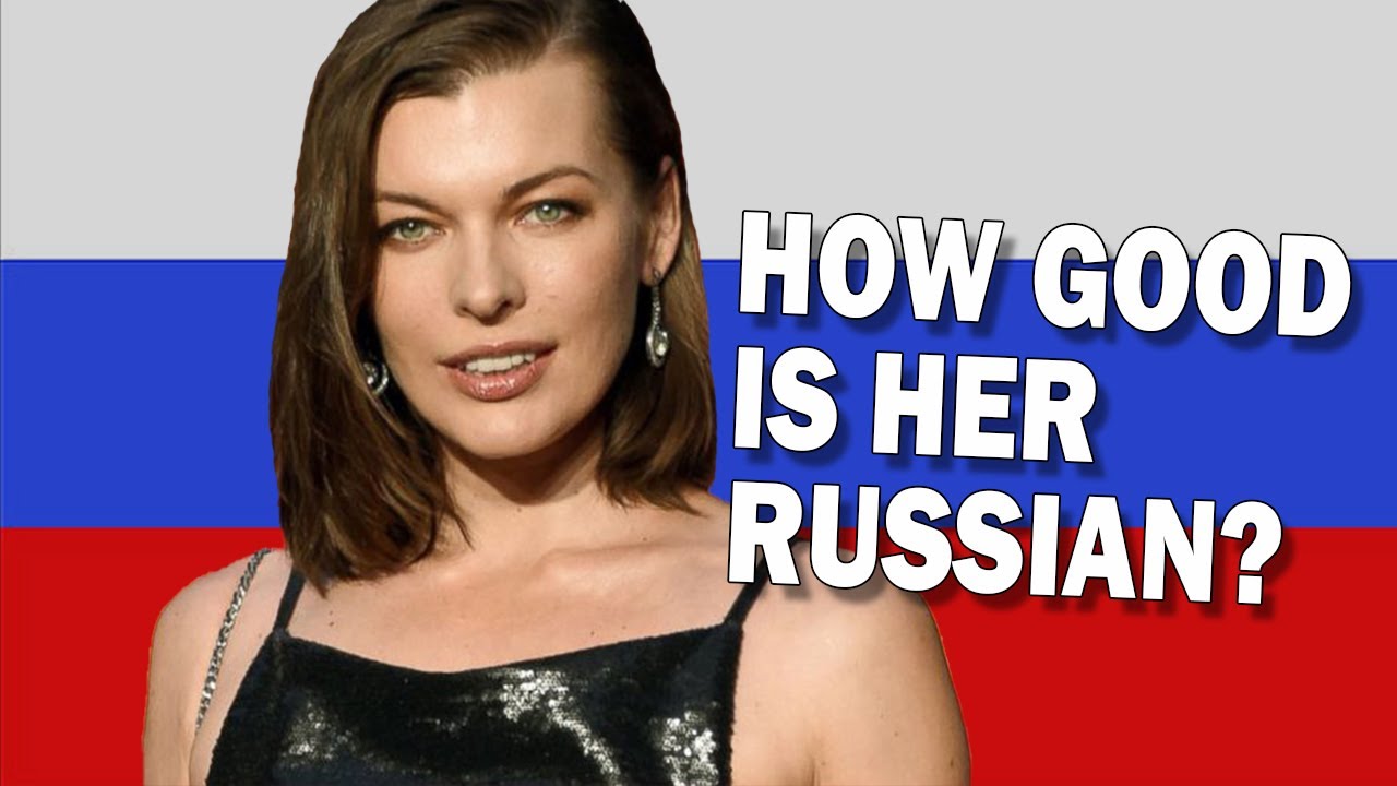 How Good is Milla Jovovich's Russian?