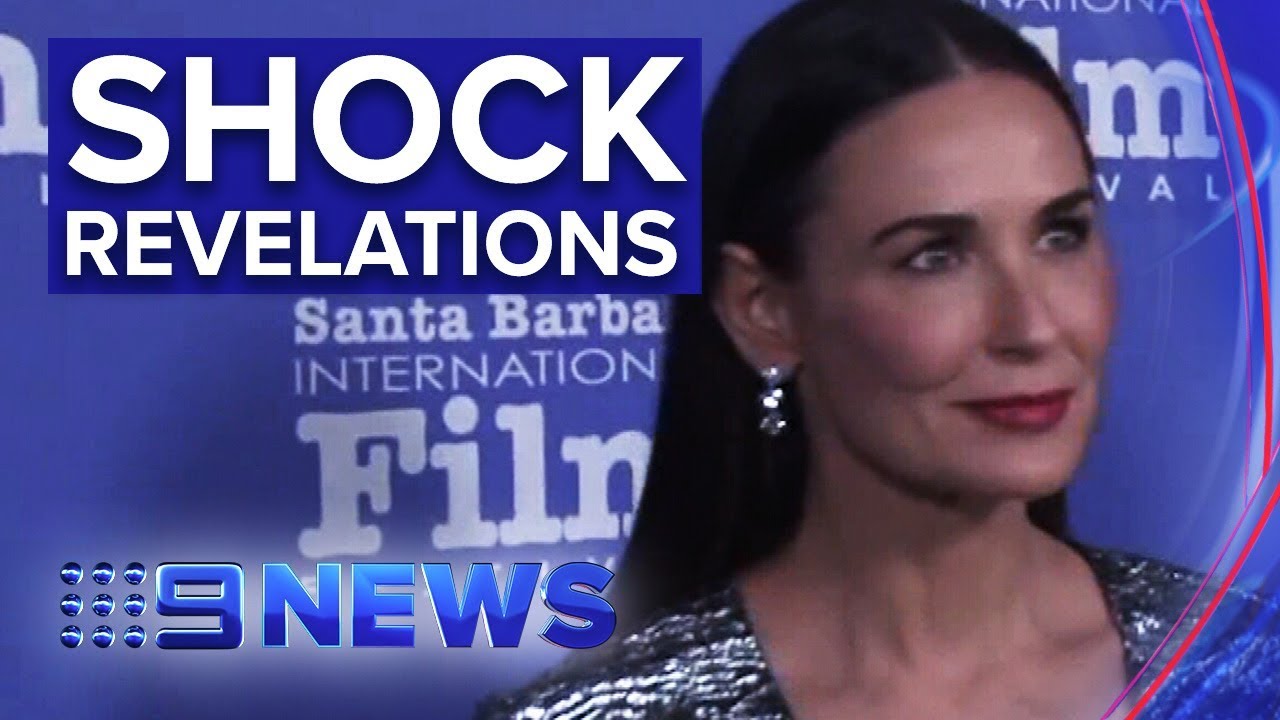 American actress Demi Moore reveals childhood rape | Nine News Australia