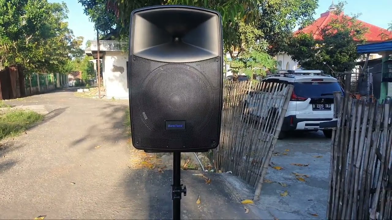 Test Outdoor di Kampung Baretone Max12HB Memang Mantap.