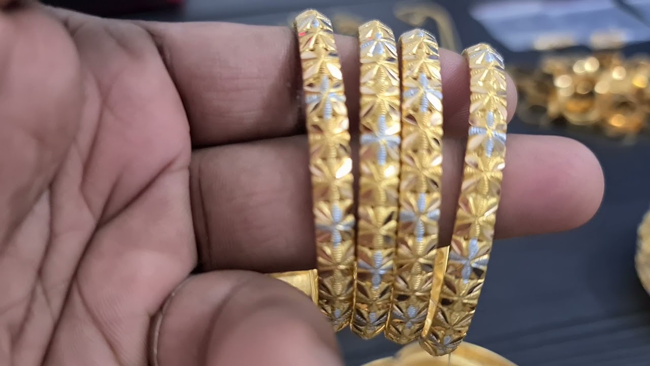 Today's Gold Rate 👍4 gm Bangles 😍Ring😍4 gm Chain Collection 😍 Maharaja Gold and Diamond 😍