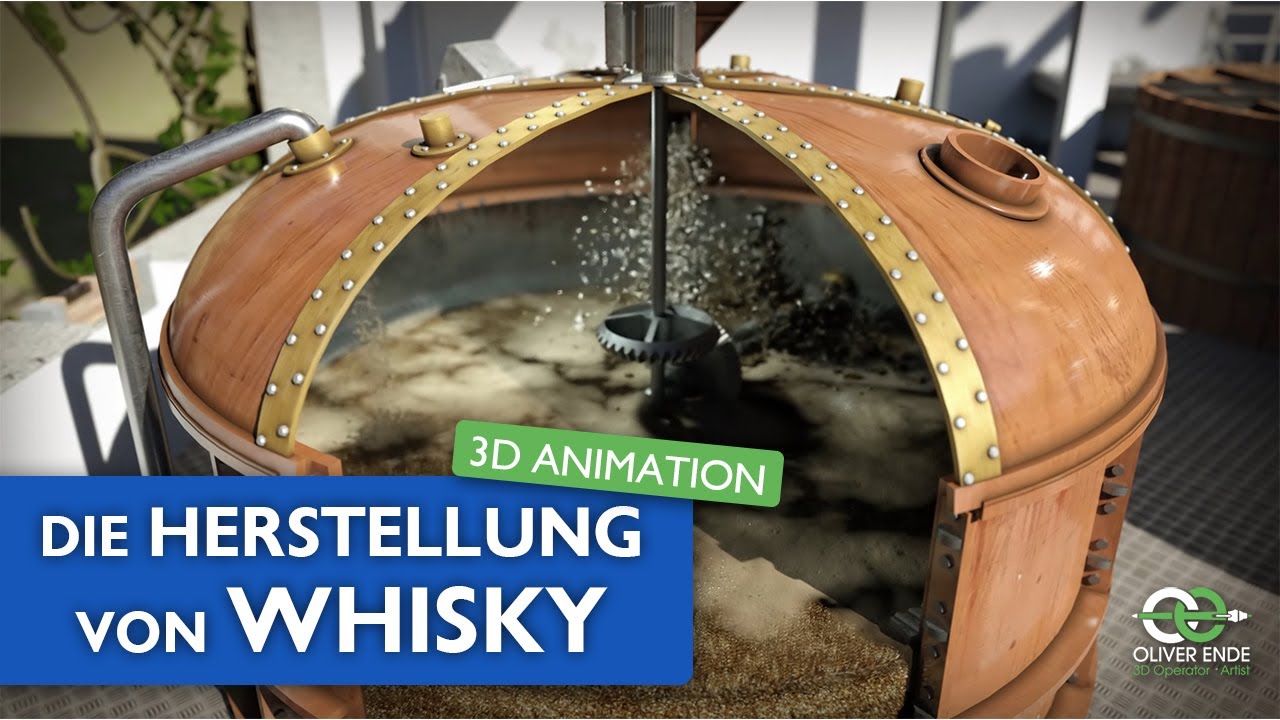 Die Herstellung von Whisky - 3D Animation von Oliver Ende