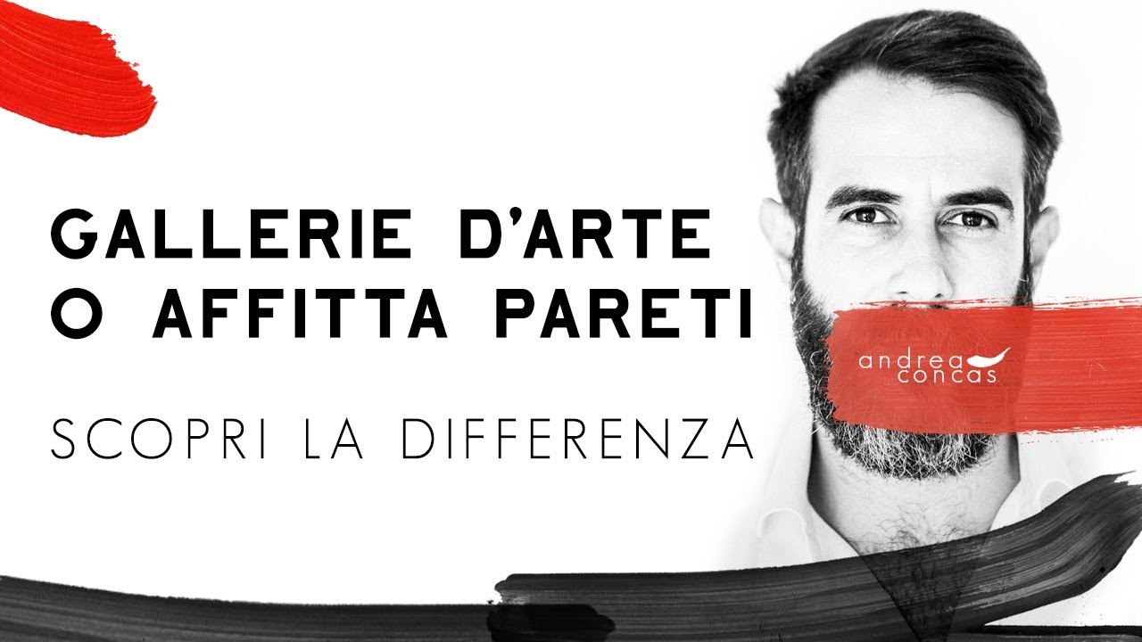 GALLERIE D’ARTE O AFFITTA PARETI  / Scopri la differenza / ArteCONCAS / Andrea CONCAS