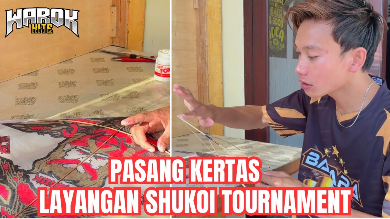 TUTORIAL PASANG KERTAS LAYANGAN SHUKOI TOURNAMENT! PEMULA WAJIB NONTON!!