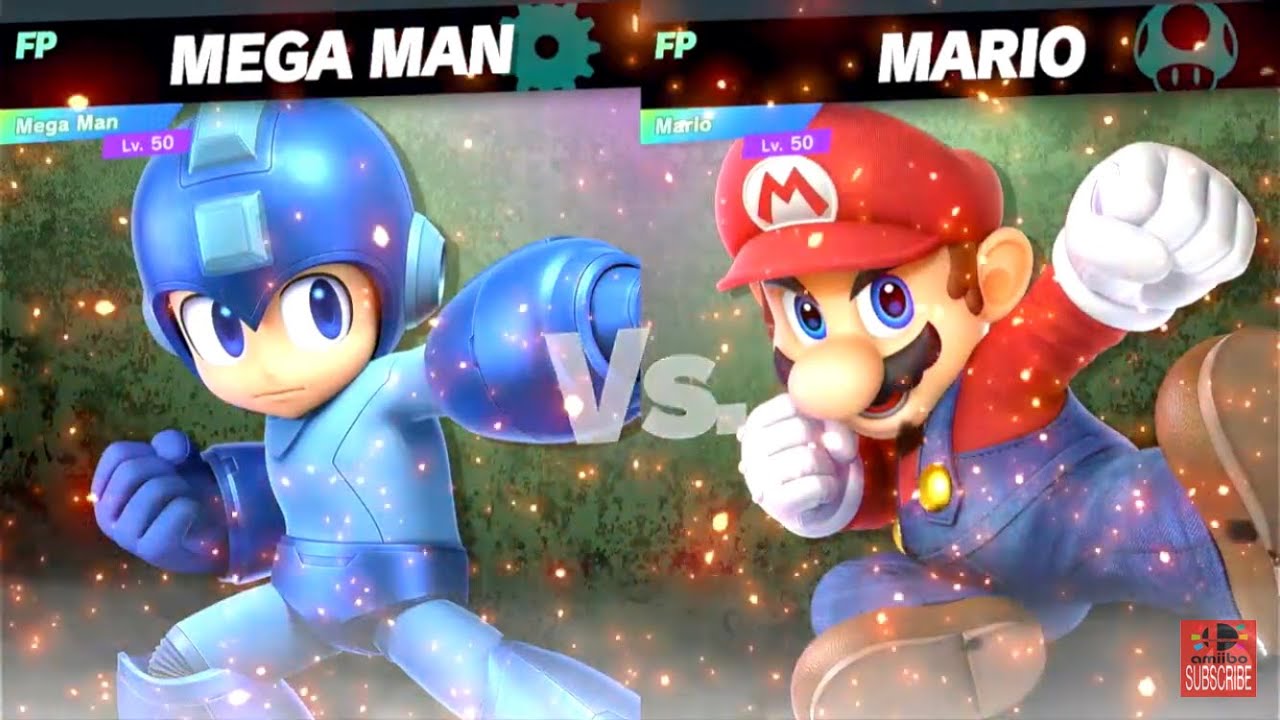 Super Smash Bros Ultimate Amiibo Fights – Mega Man vs the World #1 Mega Man vs Mario