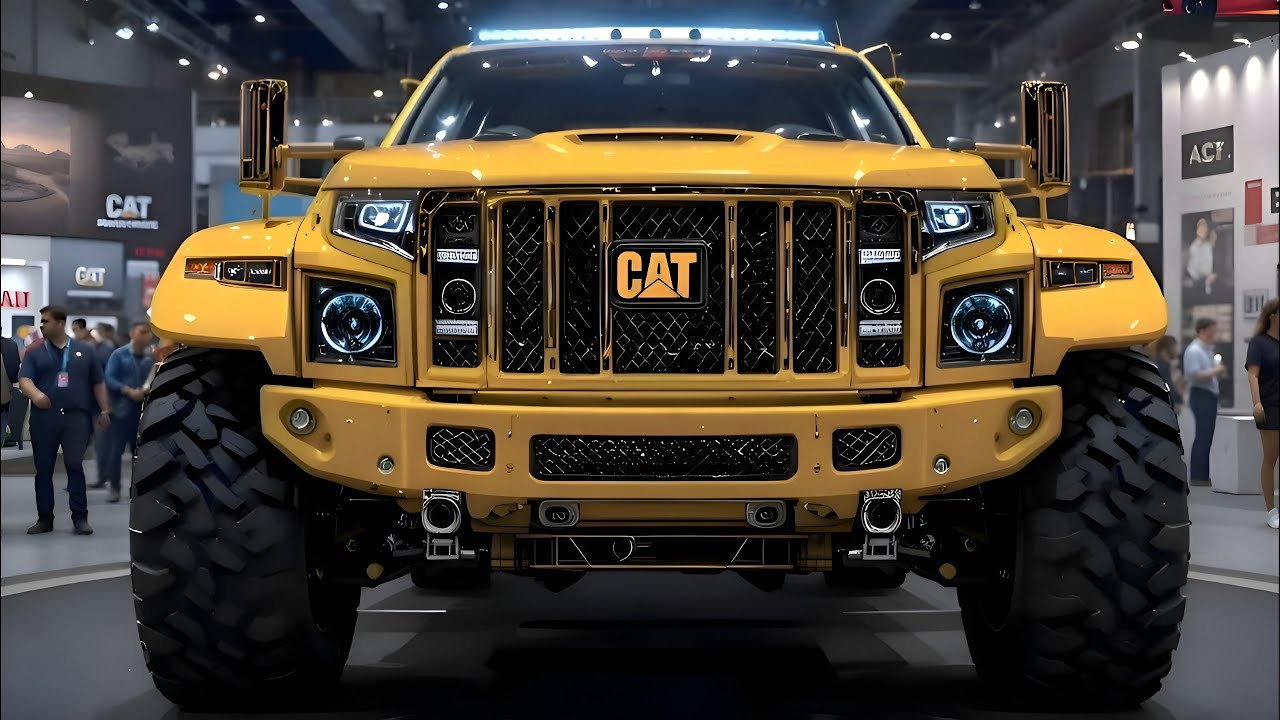 Пикап Caterpillar 2026 года &ndash; этот промышленный монстр заставляет другие грузовики выглядеть слаб...