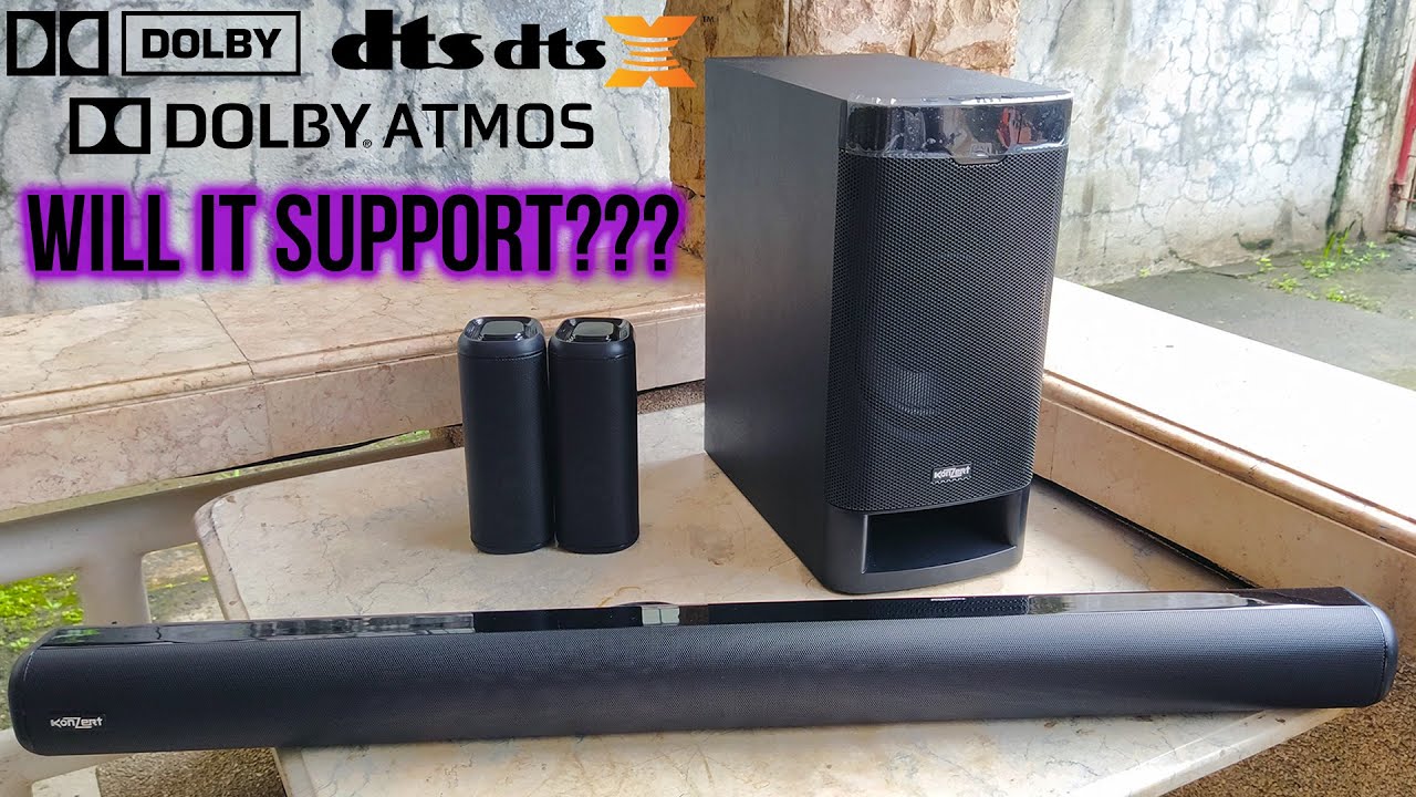 Konzert SBx-5.1S 5.1 Surround Soundbar  - Demo & Review