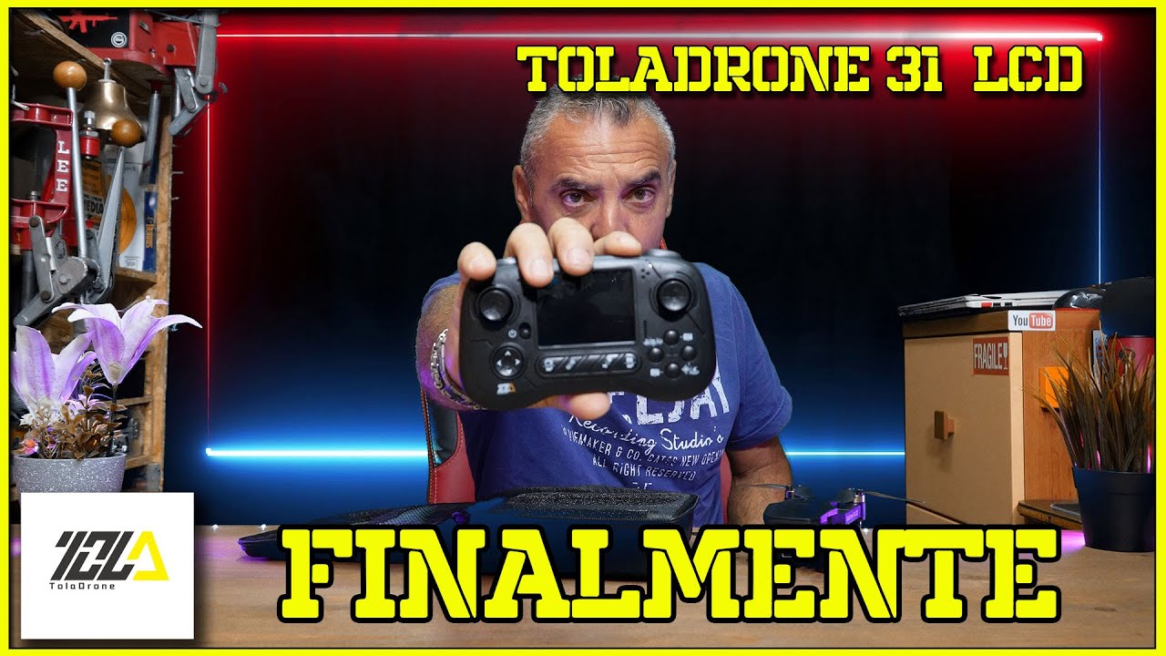 drone 31 super leggero con radiocomando LCD