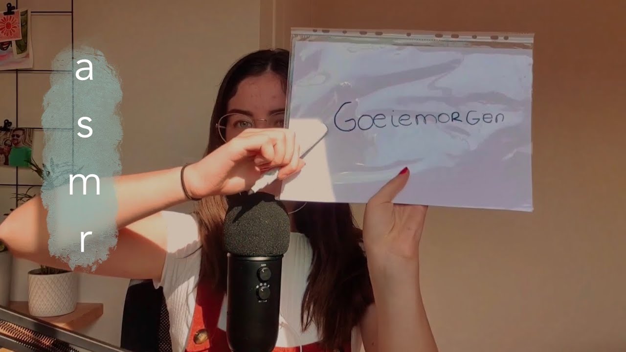 ASMR teaching you dutch