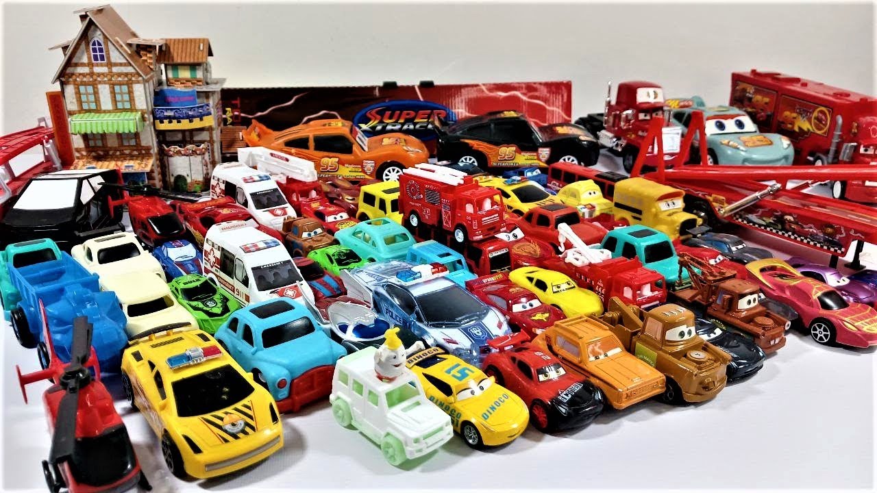 Disney Pixar Cars Unboxing Review | Lightning McQueen, Tow Mater, Doc Hudson, Sally Carrera, Cruz