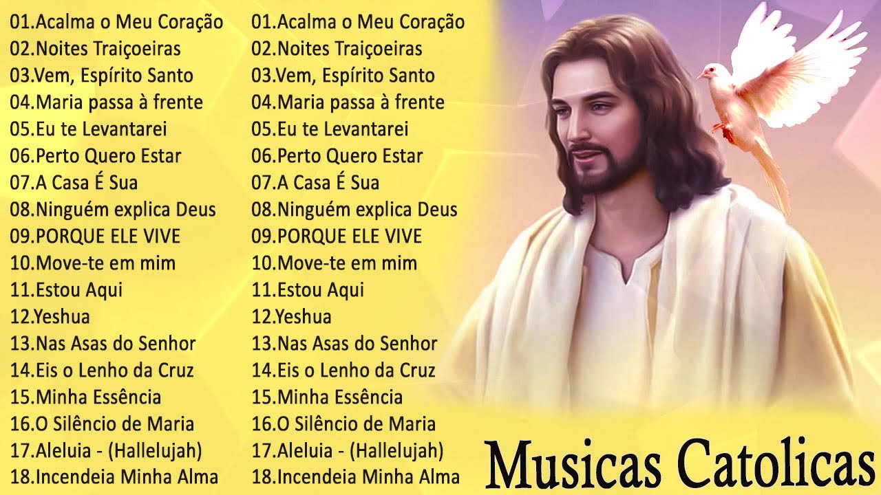 2026 Lindas m&uacute;sicas religiosas cat&oacute;licas de louvor e adorac&atilde;o carism&aacute;ticos | M&uacute;sicas cat&oacute;licas