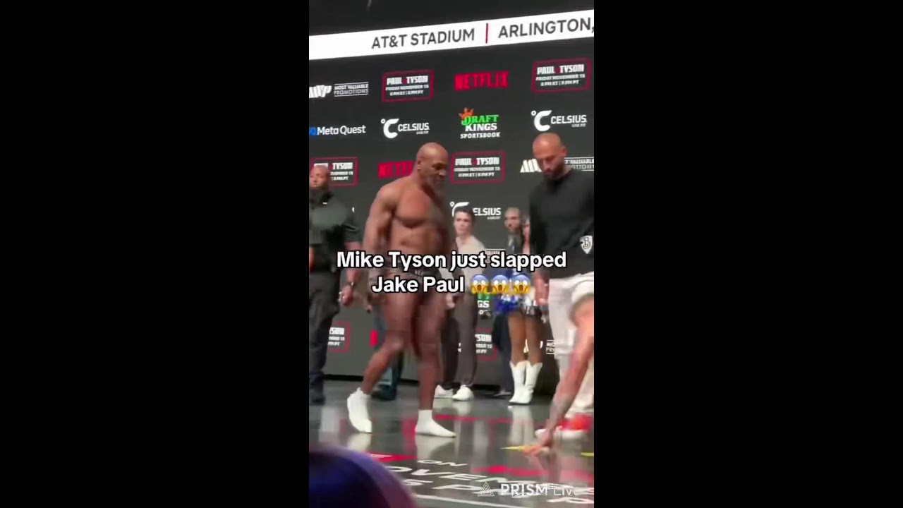 Jake Paul and Mike Tyson's EPIC Weigh-In Brawl!