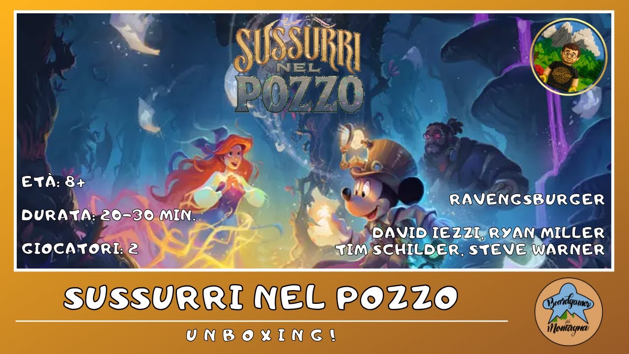 Apro un Box di bustine Disney Lorcana - Sussurri nel Pozzo in ANTEPRIMA!