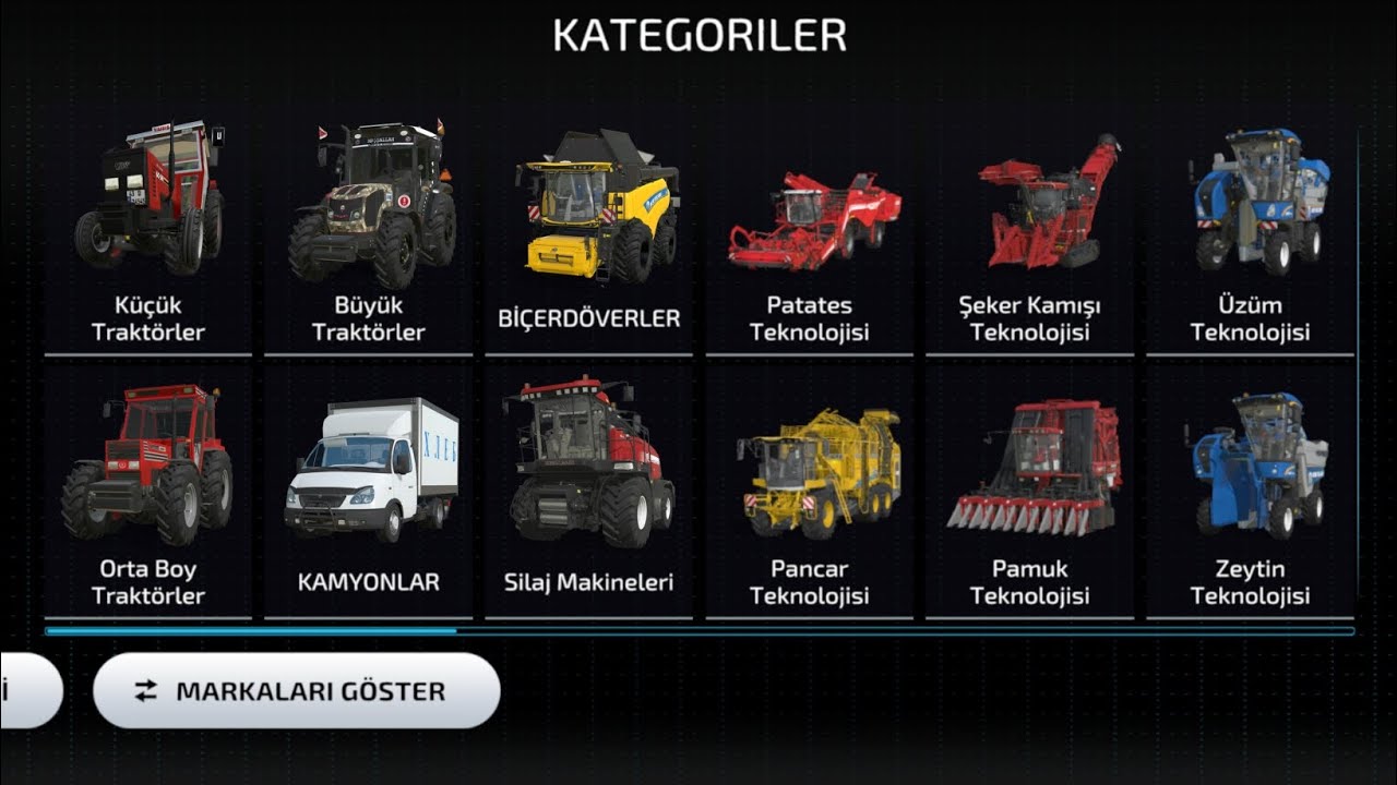 FS 23 TOPLU APK MODS 1GB 700MB