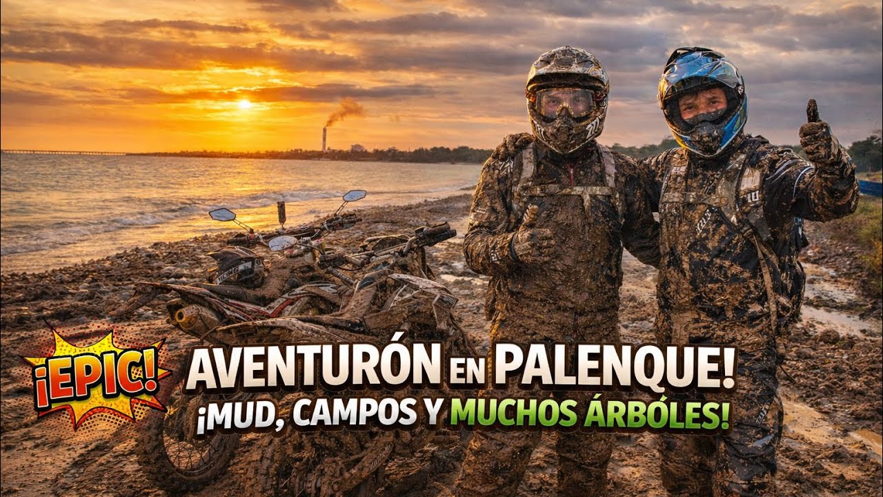 Del Lodo al Mar 🏍️🔥 | Ruta EXTREMA en Moto hasta la Playa 🏝️ 