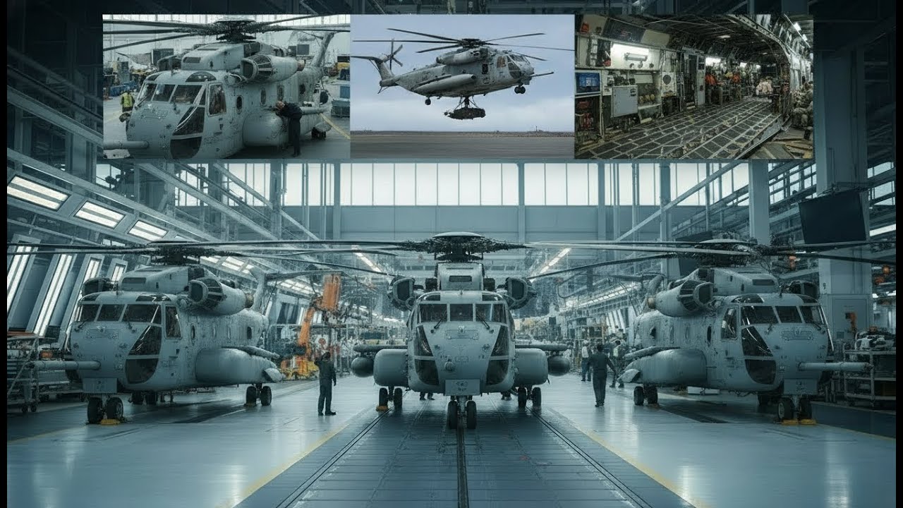 How CH-53E Super Stallion Helicopters Manufactured | Inside the US Heavy-Lift Facility(Full Process)