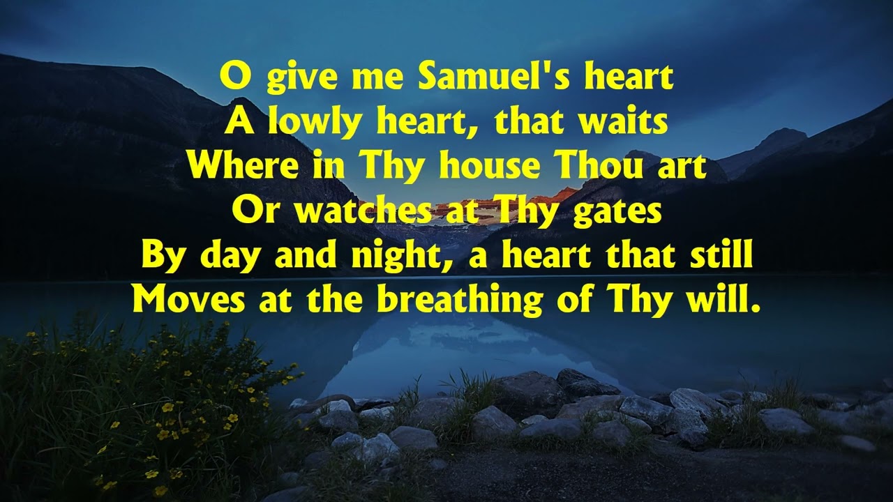 HUSHED WAS THE EVENING HYMN