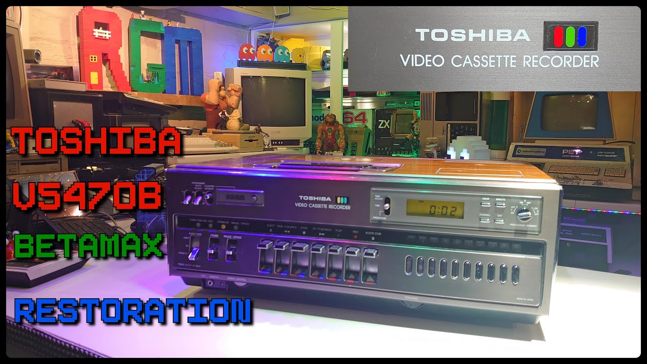TOSHIBA V-5470B BETAMAX VIDEO RECORDER from 1980 RESTORATION VIDEO Can we get this working again.