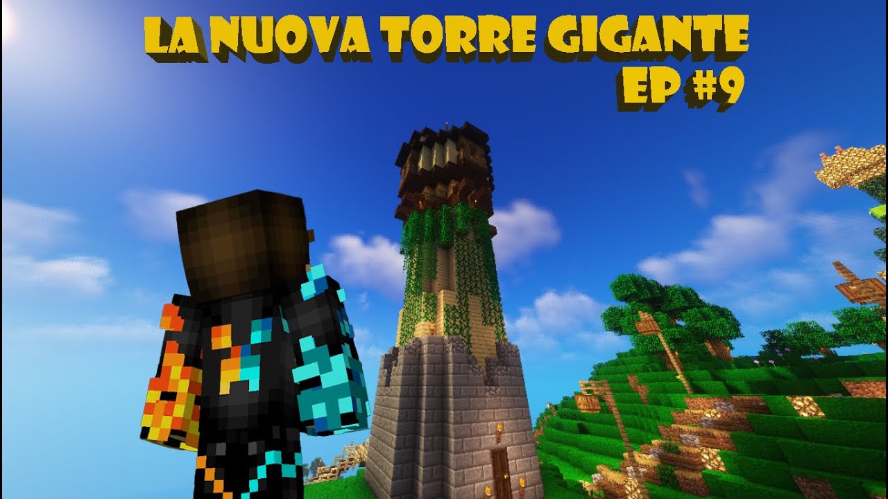 COSTRUIAMO LA TORRE DEI 4 REGNI!! Minecraft Vanilla ep#9 #minecraft #minecraftvanilla #videogiochi